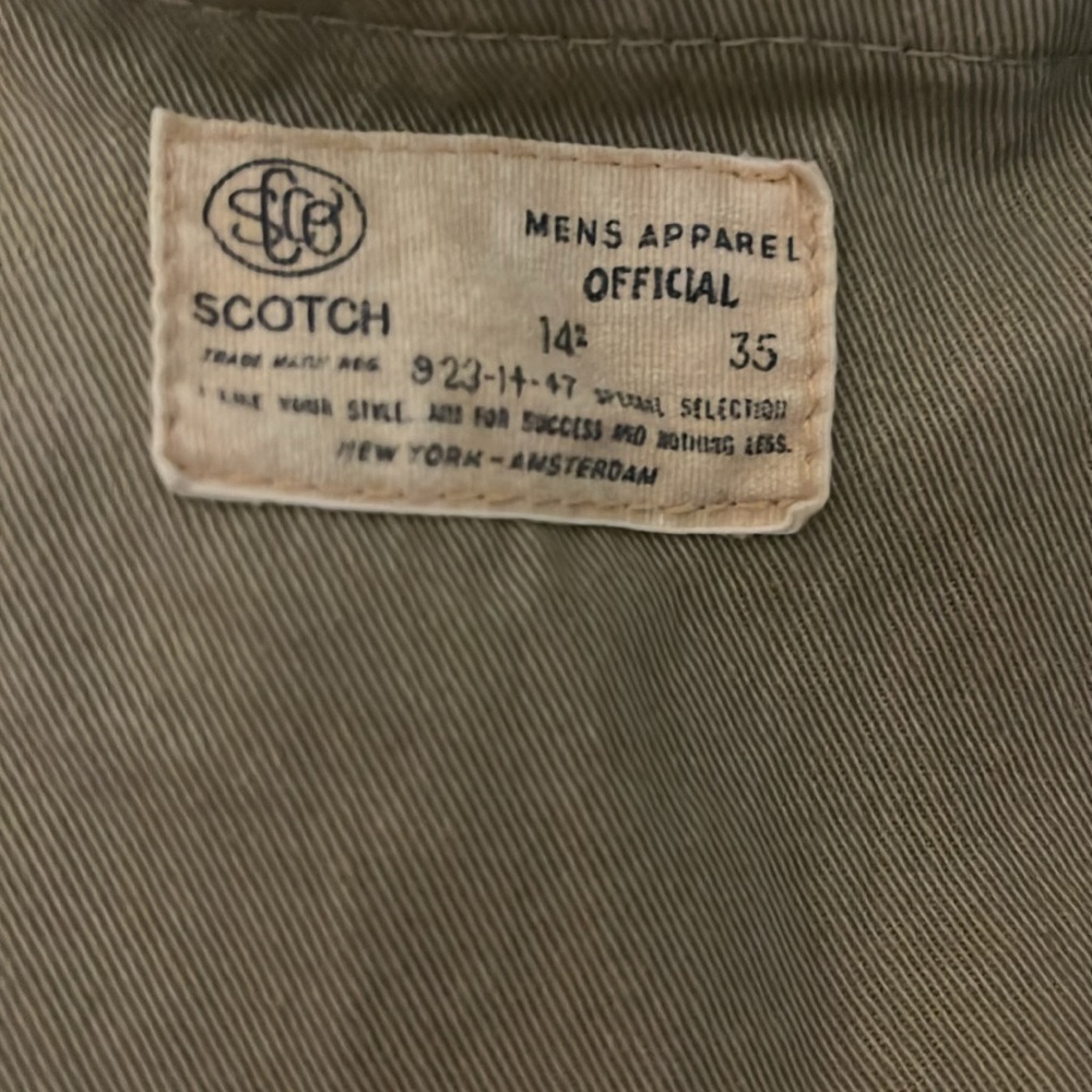 Scotch & Soda Recoloured Army Jean Shirt/Jacket - Picture 6 of 6